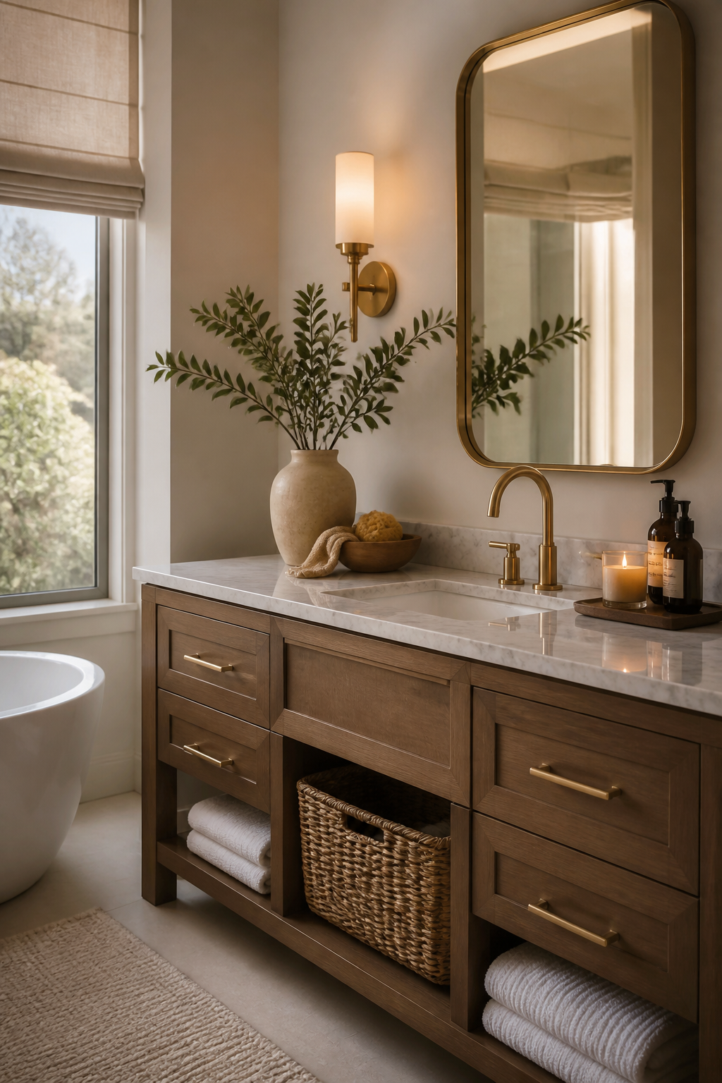 Bathroom Vanity Decor Ideas for a Spa-Like Feel