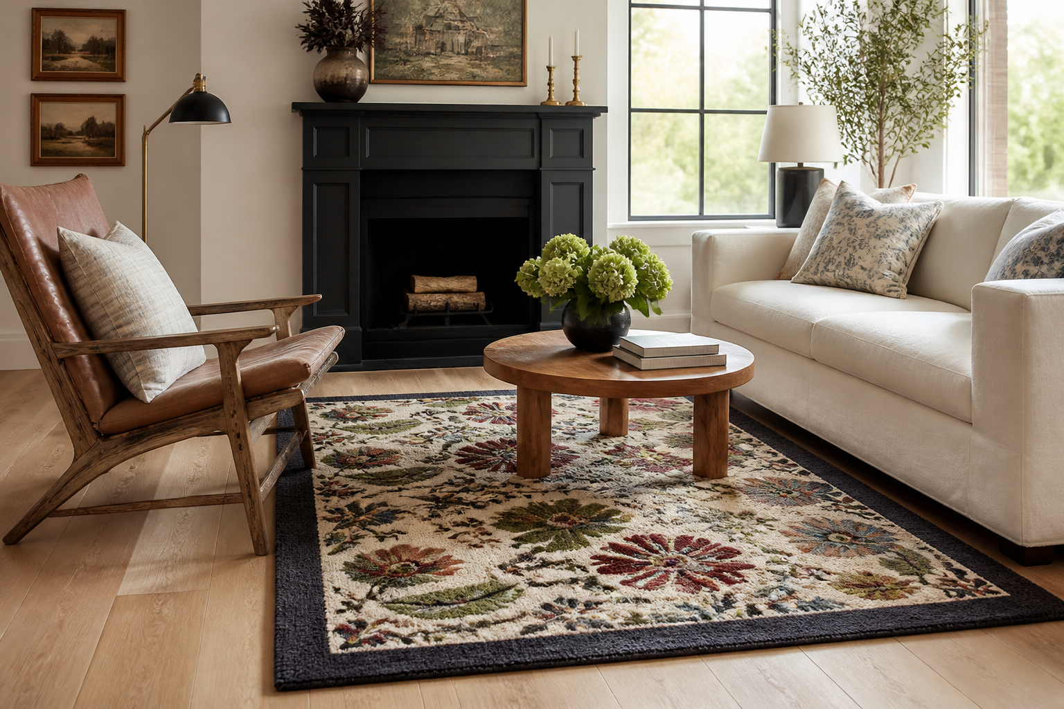 Decorating with Vintage Hand-Hooked Rugs in Modern Spaces