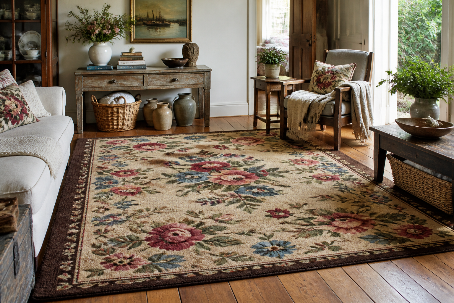 Popular Designs and Motifs in Vintage Hooked Rugs