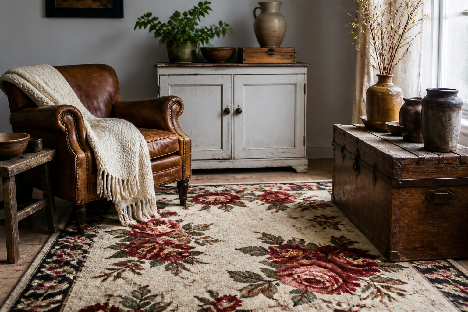 The Rich History of Vintage Hand-Hooked Rugs